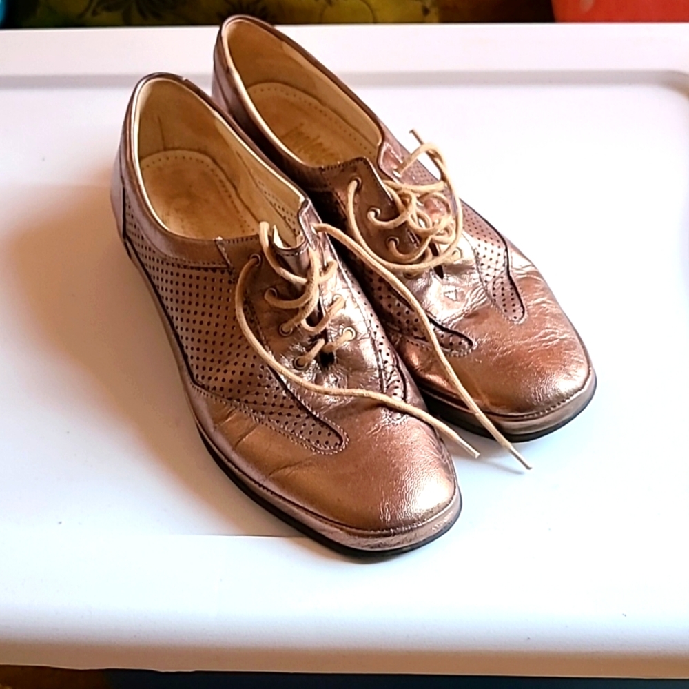 Golden shoes